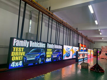 5x3 Full Color Programmable LED Sign - Double Sided - 10mm